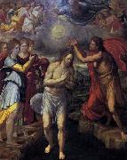 Juan Fernandez de Navarrete Baptism of Christ Spain oil painting reproduction